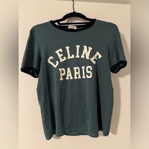 Celine blue t shirt